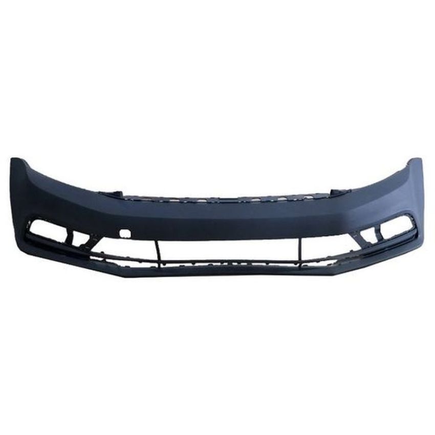 CAPA FRT BUMPER COVER W/O HEADLAMP WASHER; W/O PARK ASSIST; TO 3-17; PRIME VW JETTA 15-17