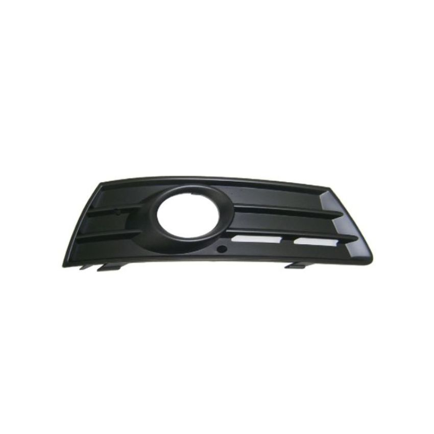 LH FRONT BUMPER GRILLE (P) BLK W/FOG HOLE (LOWER) PASSAT CC 09-12