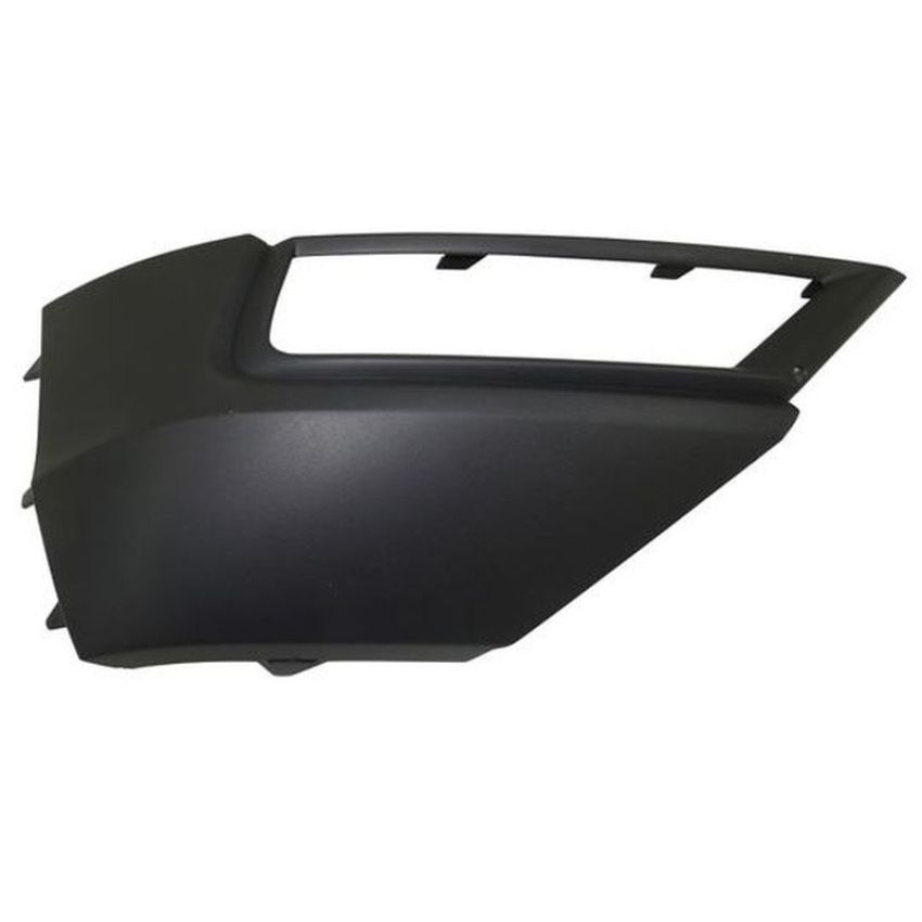 RT FRONT BUMPER INSERT FOG LAMP BEZEL; W/FOG LAMPS; SATIN BLACK VOLKSWAGEN TIGUAN 18-21