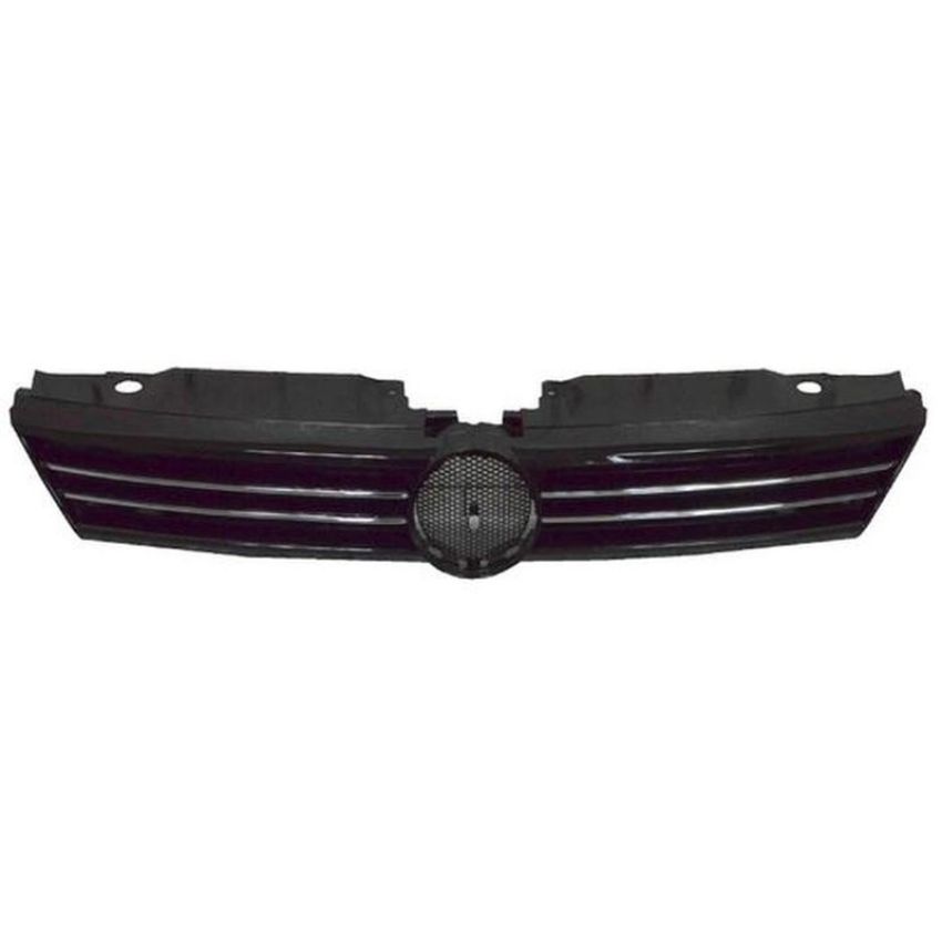 GRILLE ASSY; BLACK/CHROME VOLKSWAGEN JETTA SDN 11-14