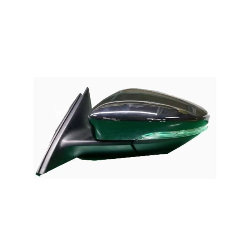 LT MIRROR OUTSIDE REAR VIEW HEATED; W/BLIS; MAN-FOLDING; W/COVER; PTM; VOLKSWAGEN PASSAT 16-18