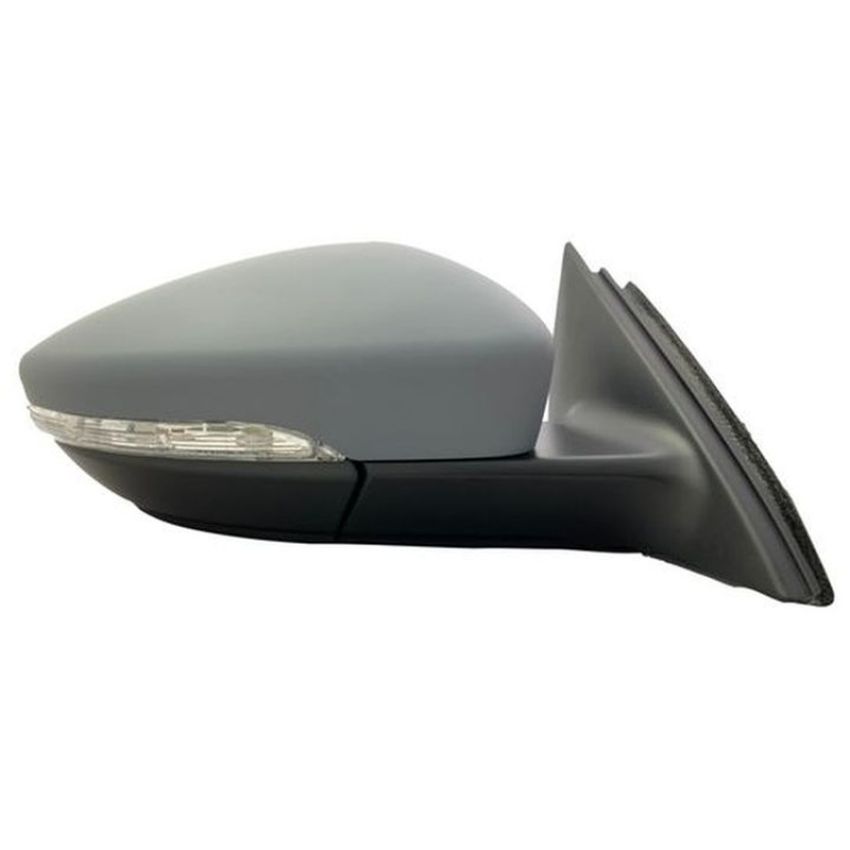 RH MIRROR OTR REAR VIEW TO 4-2-12;W/O MEMORY;W/COVER;PTM; VOLKSWAGEN PASSAT 12-12