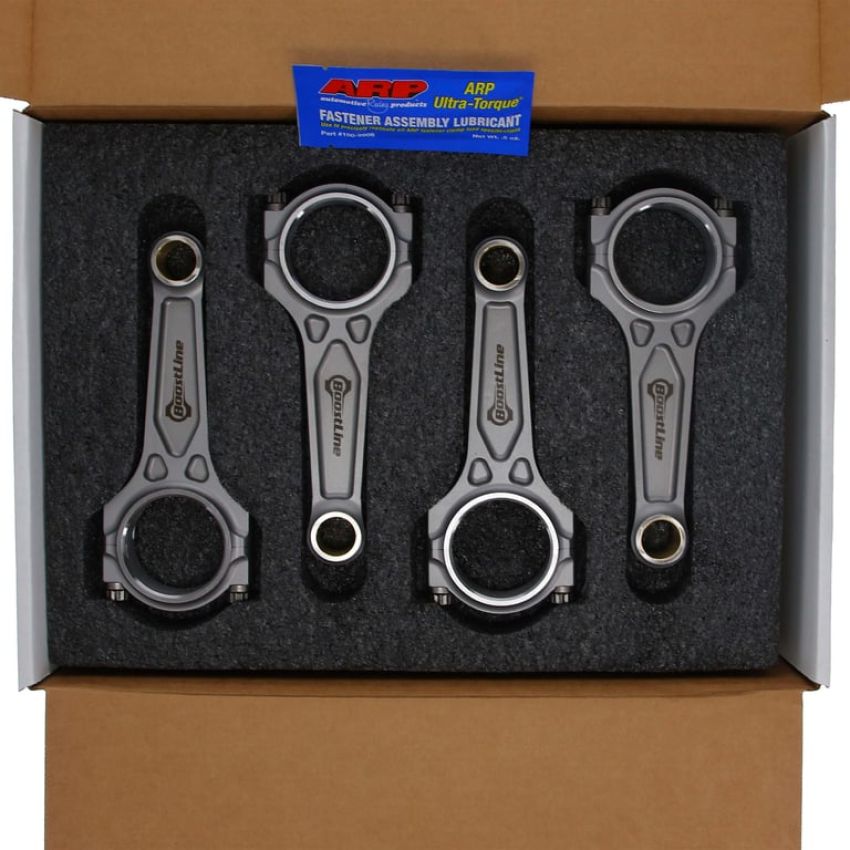 Boostline VW5669787 Connecting Rod Set, VW 1.8T, 144.00 mm Length, ARP2000, Set of 4