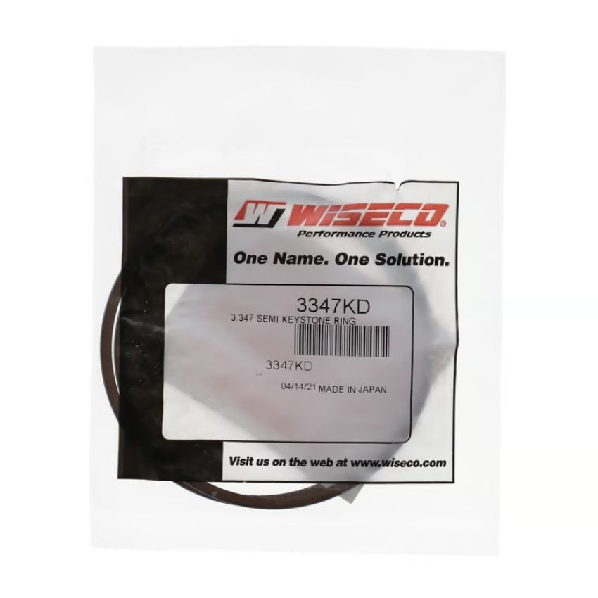 Wiseco 9898PT Wiseco Piston Ring Set, 2 Cycle, 98.98 MM Bore