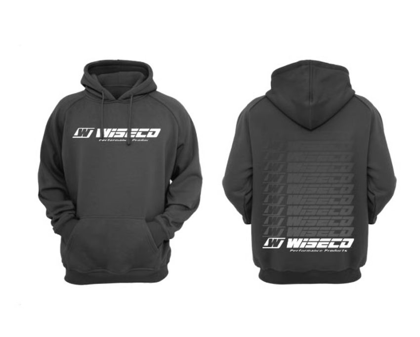 Wiseco W9002M Pullover Hoodie Medium White Ink