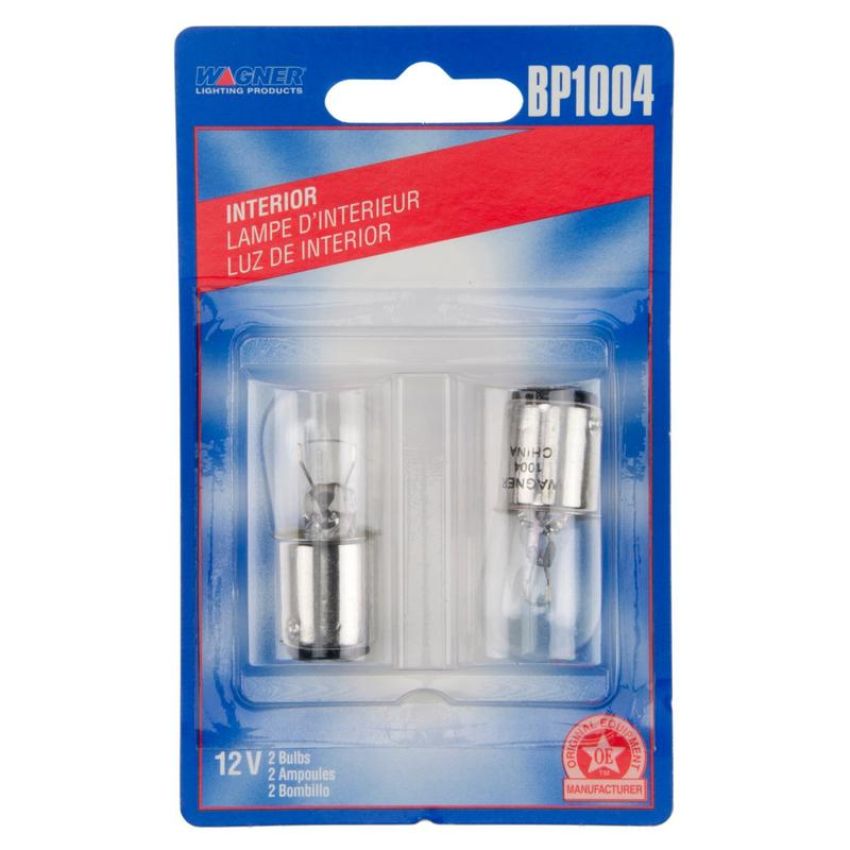 WAGNER LIGHTING BP1004 Standard Multi-Purpose Light Bulb Card of 2