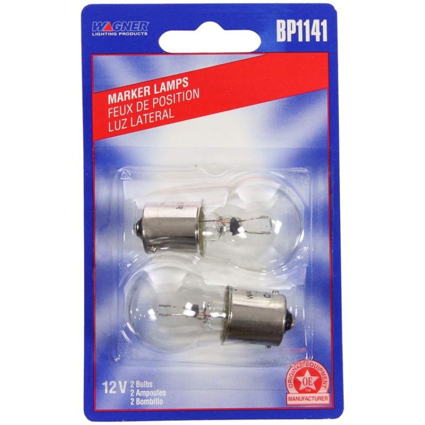 WAGNER LIGHTING BP1141 Standard Multi-Purpose Light Bulb Card of 2