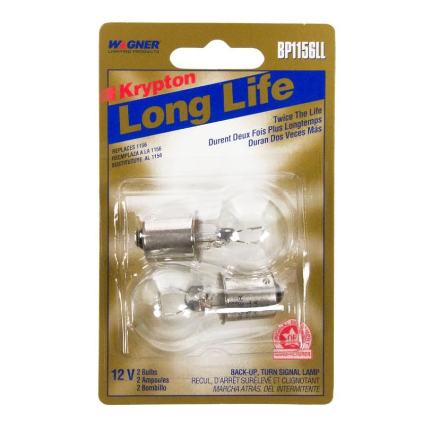 WAGNER LIGHTING BP1156LL Long Life Multi-Purpose Light Bulb Card of 2