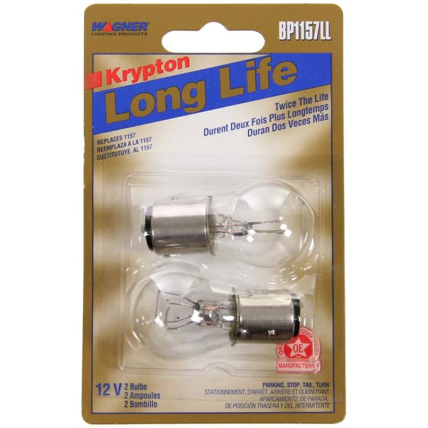 WAGNER LIGHTING BP1157LL Long Life Multi-Purpose Light Bulb Card of 2