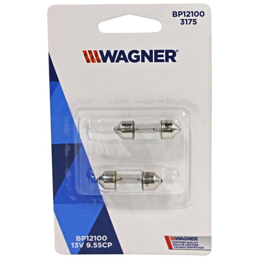 WAGNER LIGHTING BP12100 Standard Multi-Purpose Light Bulb Card of 2