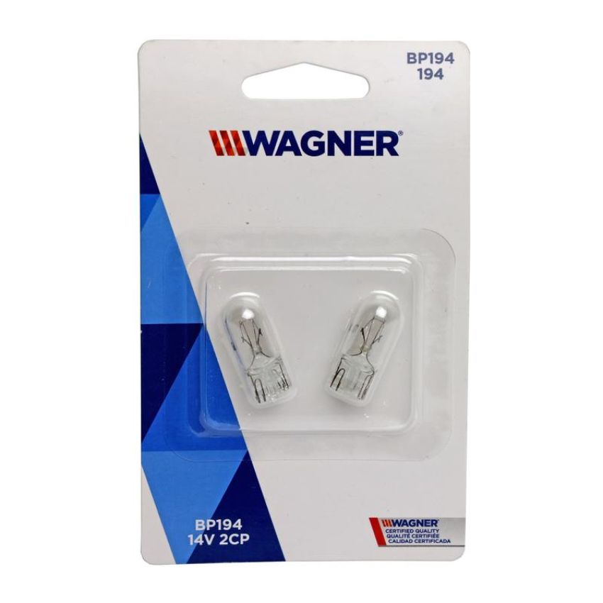WAGNER LIGHTING BP194 Standard Multi-Purpose Light Bulb Card of 2