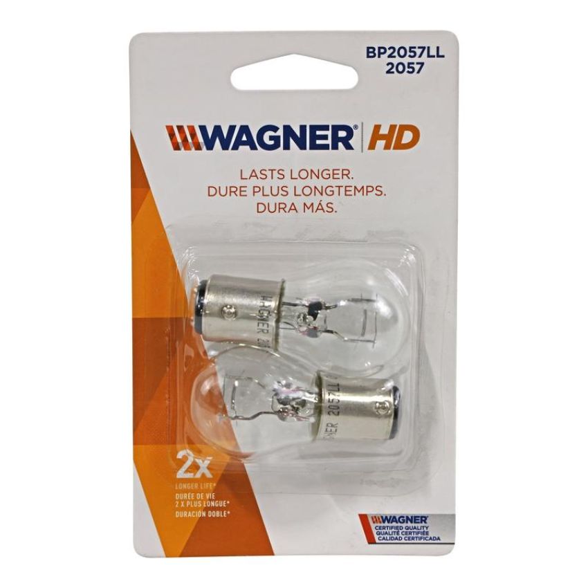 WAGNER LIGHTING BP2057LL Long Life Multi-Purpose Light Bulb Card of 2