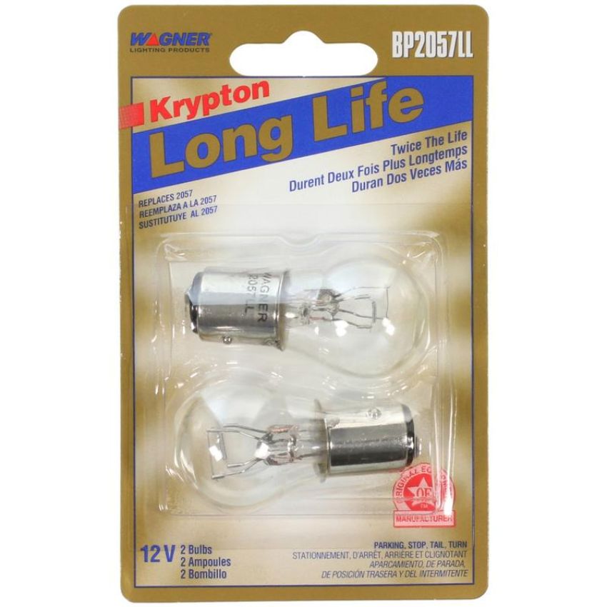 WAGNER LIGHTING BP2057LL Long Life Multi-Purpose Light Bulb Card of 2