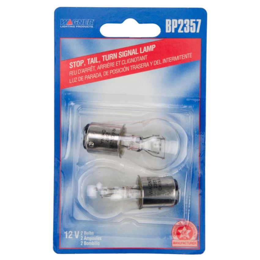 WAGNER LIGHTING BP2357 Standard Multi-Purpose Light Bulb Card of 2
