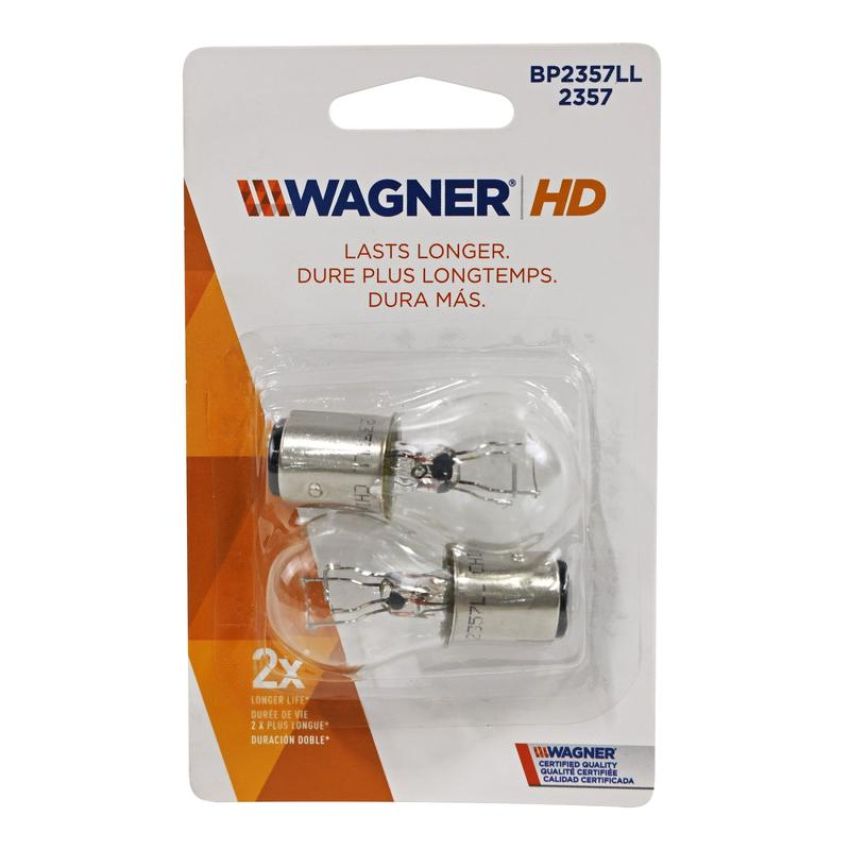 WAGNER LIGHTING BP2357LL Long Life Multi-Purpose Light Bulb Card of 2