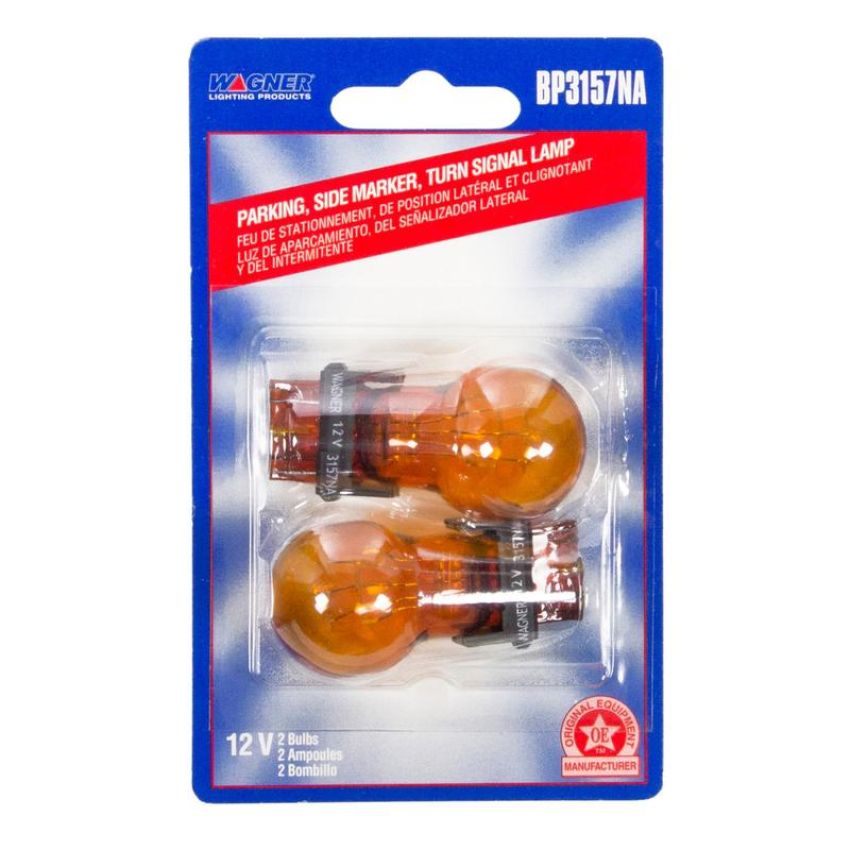 WAGNER LIGHTING BP3157NA Standard Multi-Purpose Light Bulb Card of 2