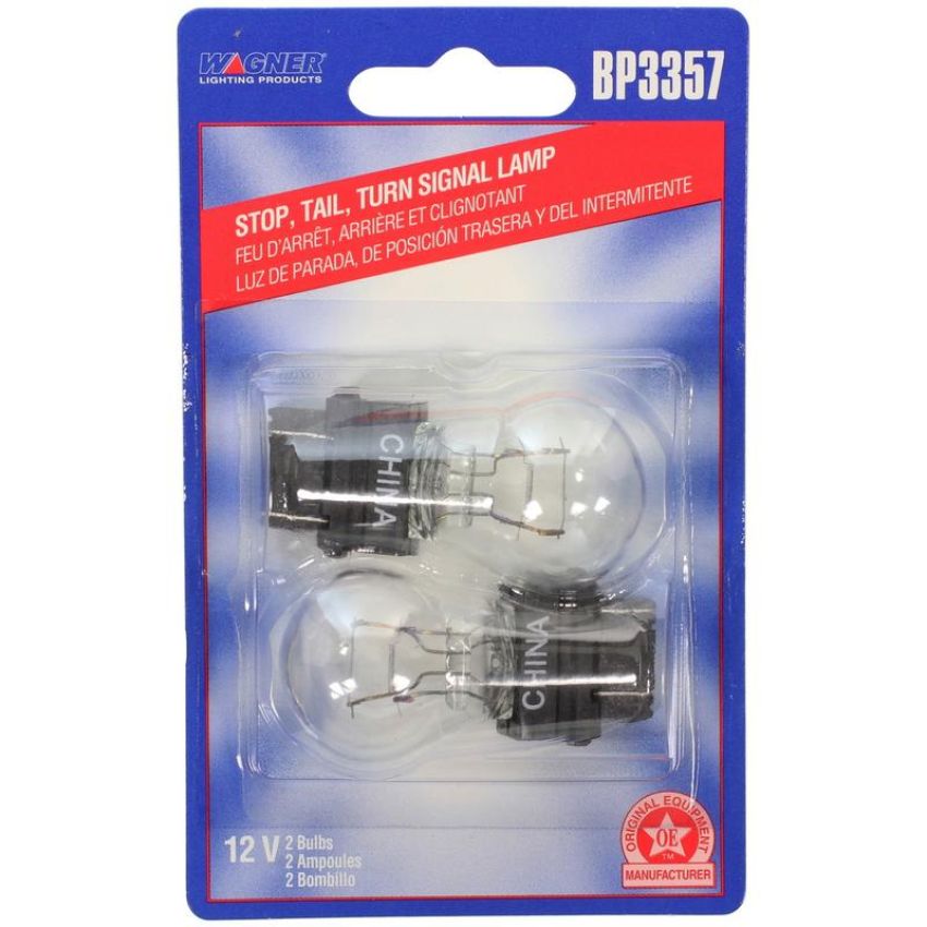WAGNER LIGHTING BP3357 Standard Multi-Purpose Light Bulb Card of 2