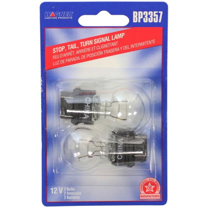 WAGNER LIGHTING BP3357 Standard Multi-Purpose Light Bulb Card of 2