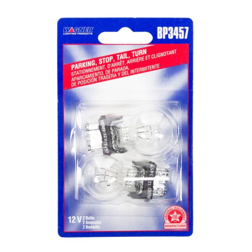 WAGNER LIGHTING BP3457 Standard Multi-Purpose Light Bulb Card of 2