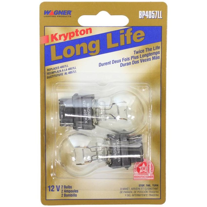 WAGNER LIGHTING BP4057LL Long Life Multi-Purpose Light Bulb Card of 2