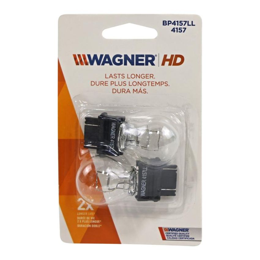 WAGNER LIGHTING BP4157LL Long Life Multi-Purpose Light Bulb Card of 2