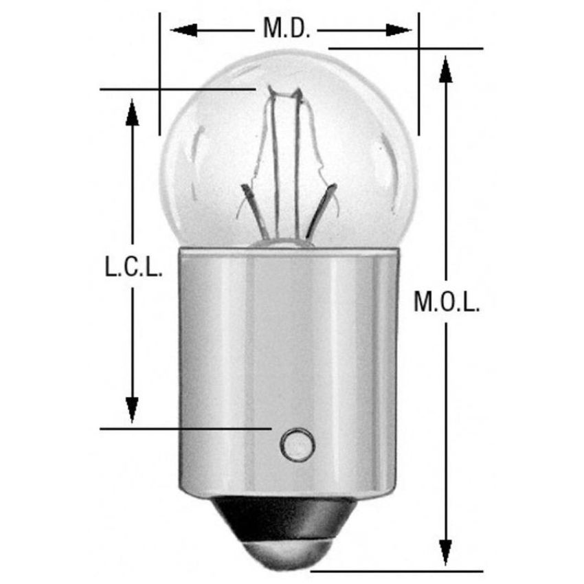 WAGNER LIGHTING BP53 Standard Multi-Purpose Light Bulb Card of 2