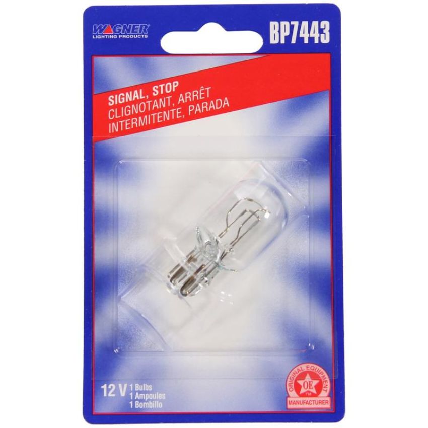 WAGNER LIGHTING BP7443 Standard Multi-Purpose Light Bulb Card of 1