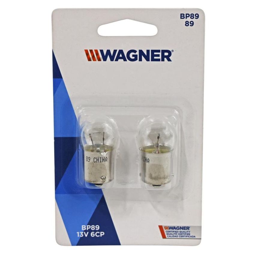 WAGNER LIGHTING BP89 Standard Multi-Purpose Light Bulb Card of 2