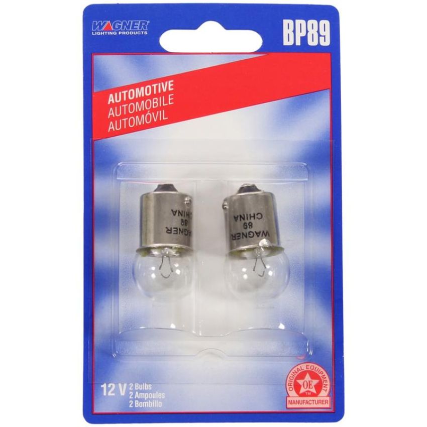 WAGNER LIGHTING BP89 Standard Multi-Purpose Light Bulb Card of 2
