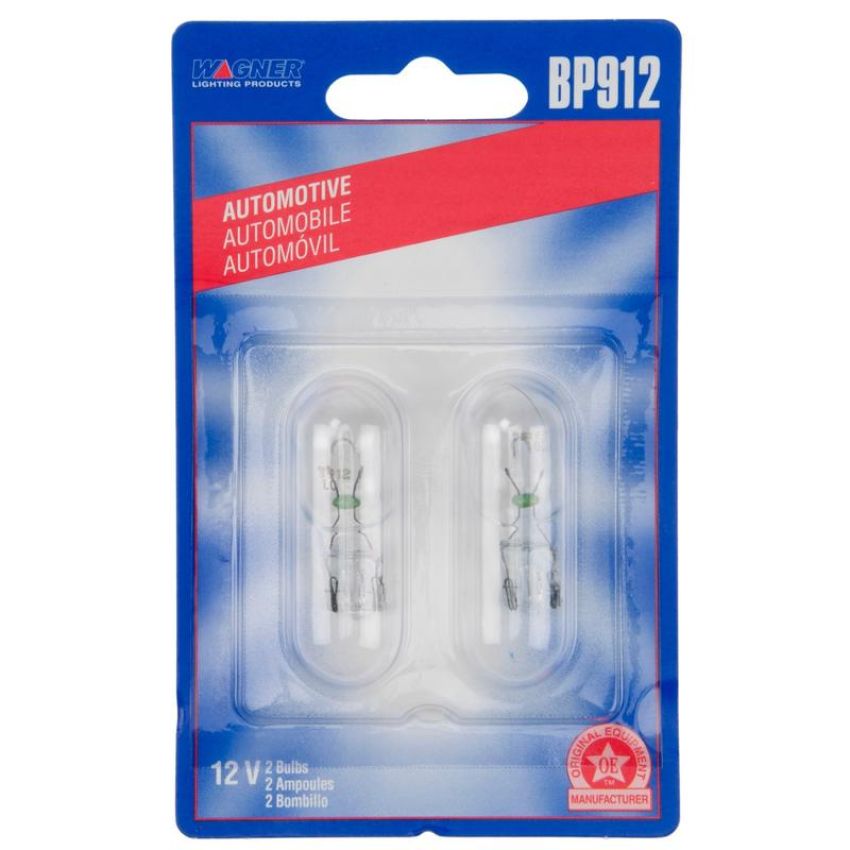 WAGNER LIGHTING BP912 Standard Multi-Purpose Light Bulb Card of 2