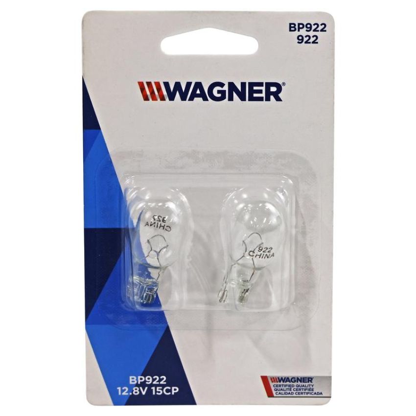 WAGNER LIGHTING BP922 Standard Multi-Purpose Light Bulb Card of 2