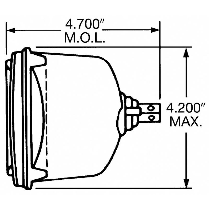 WAGNER LIGHTING H6545 Standard Multi-Purpose Light Bulb Box of 1