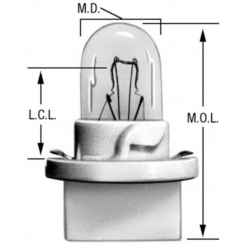 WAGNER LIGHTING PC194 Standard Multi-Purpose Light Bulb Box of 10