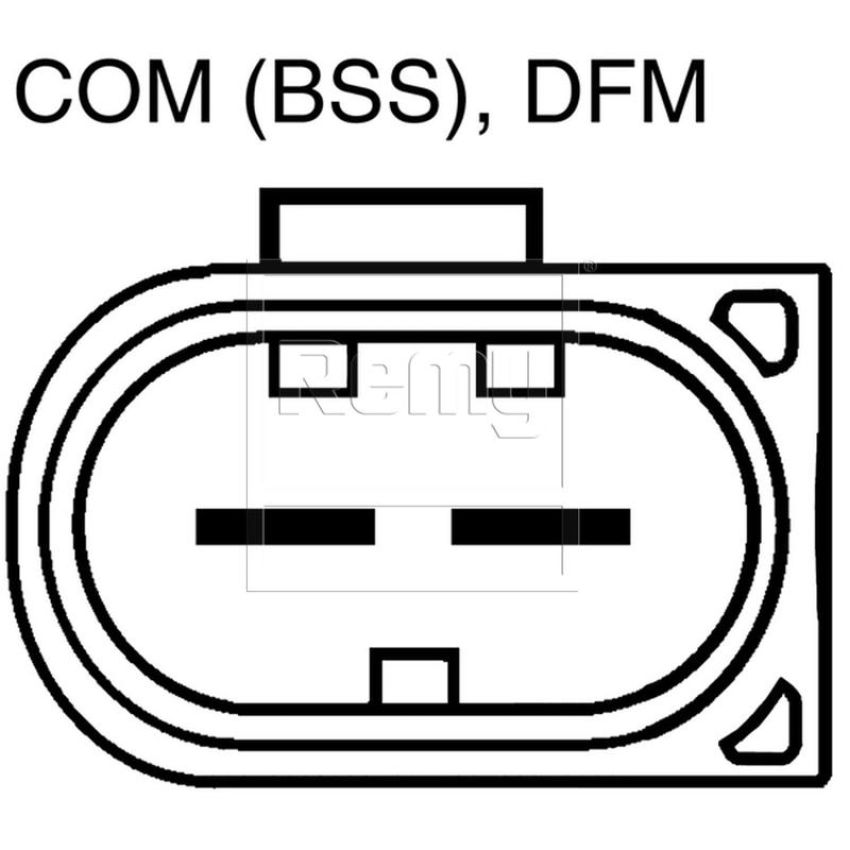 REMY ELECTRICAL 12458 Remanufactured Alternator