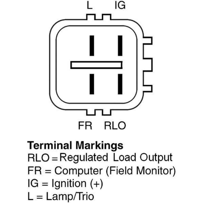 REMY ELECTRICAL 12815 Remanufactured Alternator