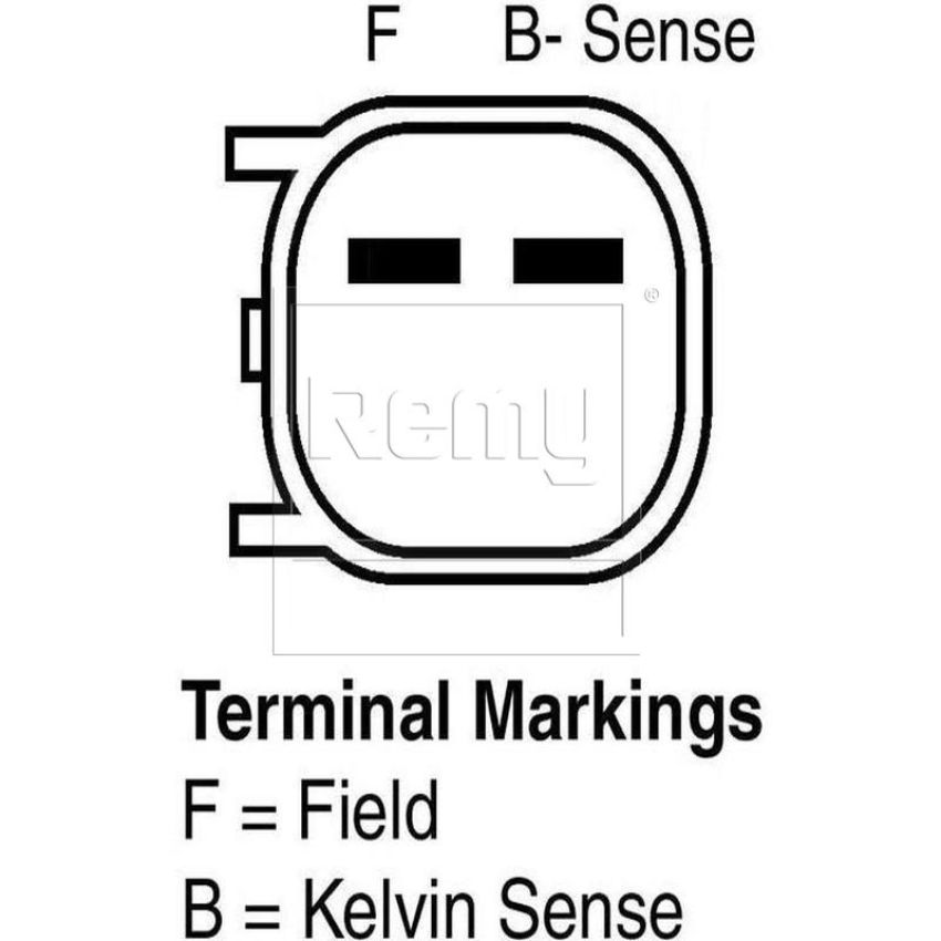 REMY ELECTRICAL 12849 Remanufactured Alternator