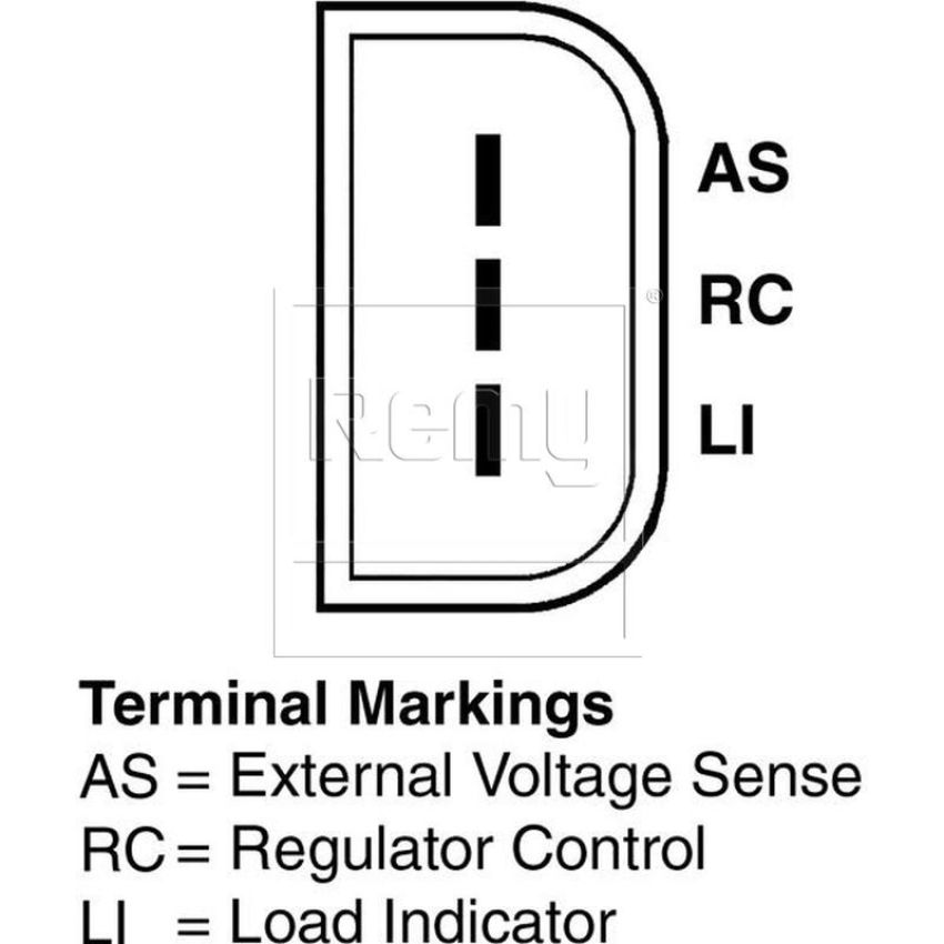 REMY ELECTRICAL 23736 Remanufactured Alternator