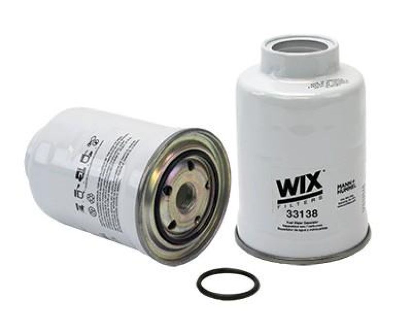 WIX FILTER 33138 WIX Spin On Fuel Water Separator w/ Open End Bottom