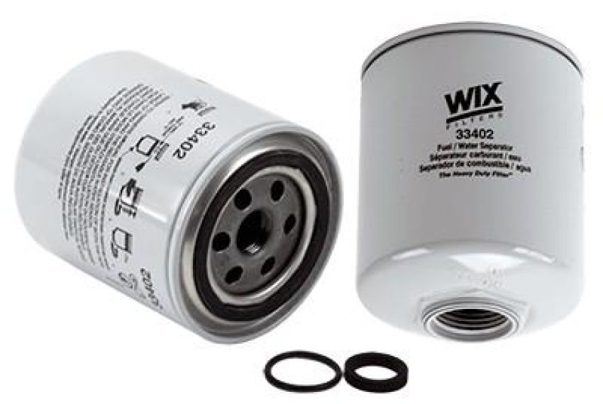 WIX FILTER 33402 WIX Spin On Fuel Water Separator w/ Open End Bottom
