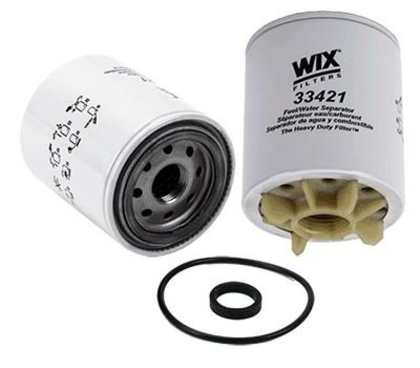 WIX FILTER 33421 WIX Spin On Fuel Water Separator w/ Open End Bottom