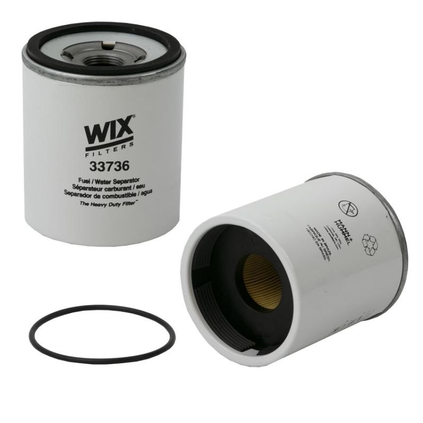 WIX FILTER 33736 WIX Spin On Fuel Water Separator w/ Open End Bottom
