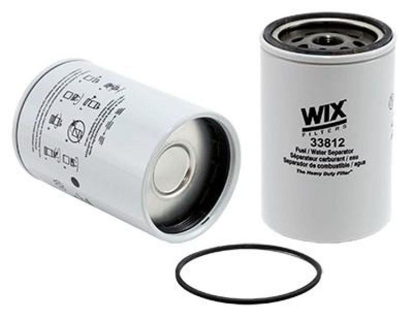 WIX FILTER 33812 WIX Spin On Fuel Water Separator w/ Open End Bottom