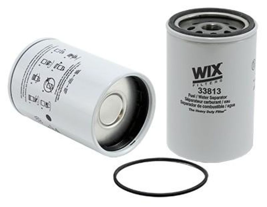 WIX FILTER 33813 WIX Spin On Fuel Water Separator w/ Open End Bottom