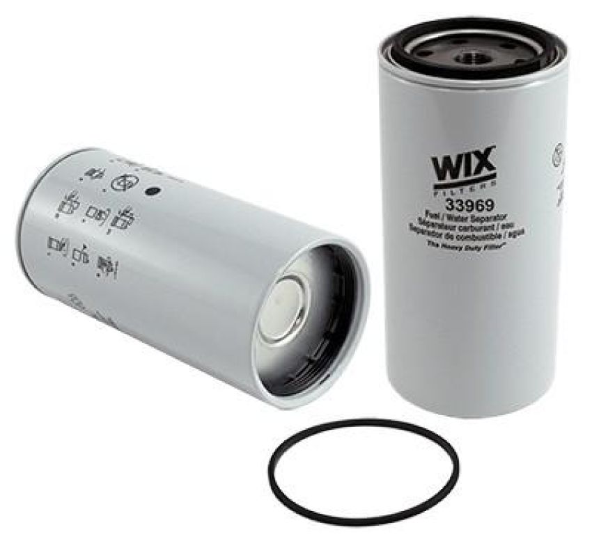 WIX FILTER 33969 WIX Spin On Fuel Water Separator w/ Open End Bottom