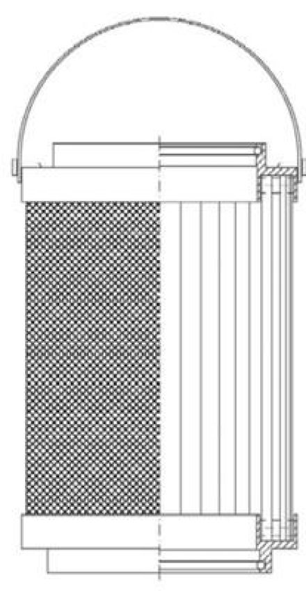 WIX FILTER C19A06GV WIX INDUSTRIAL HYDRAULICS Cartridge Hydraulic Metal Canister Filter
