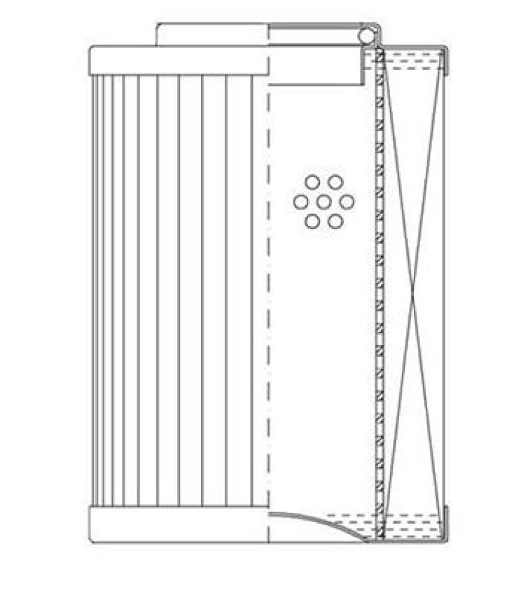 WIX FILTER D34F25TA WIX INDUSTRIAL HYDRAULICS Cartridge Hydraulic Metal Canister Filter