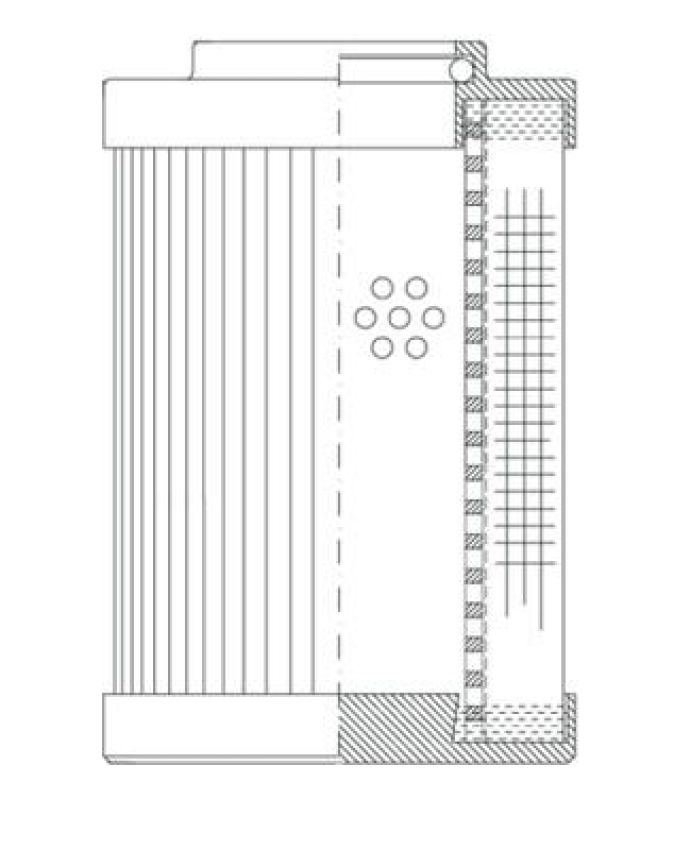 WIX FILTER D37B200WV WIX INDUSTRIAL HYDRAULICS Cartridge Hydraulic Metal Canister Filter