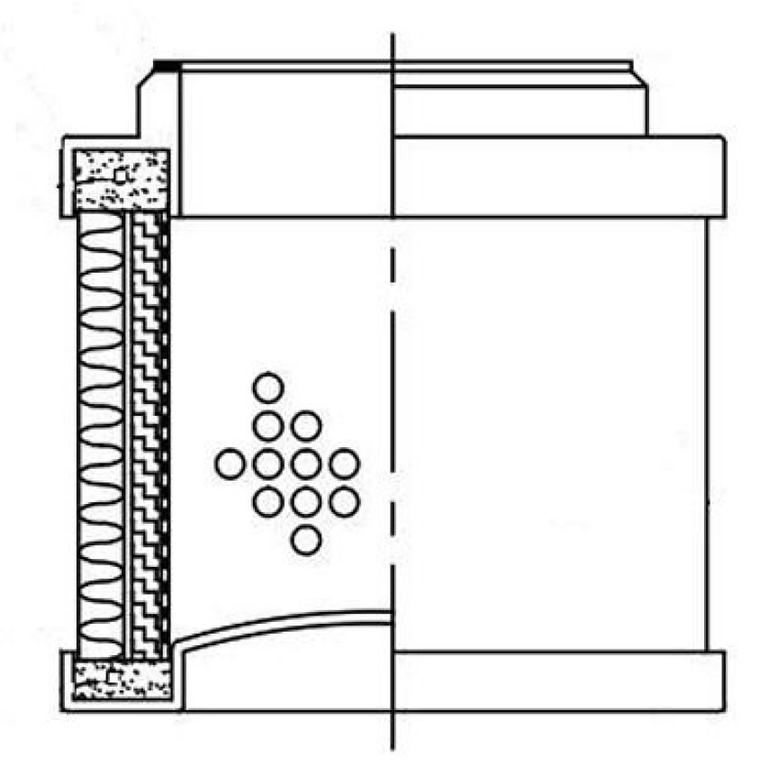 WIX FILTER P07D096 WIX INDUSTRIAL HYDRAULICS Air/Oil Separator Cartridge