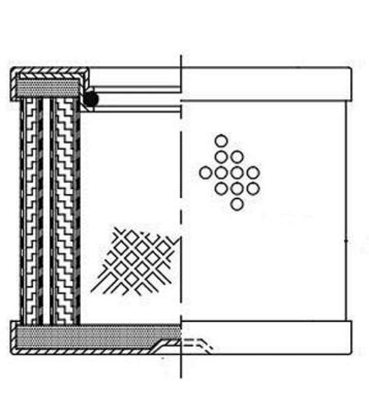WIX FILTER P20D01GA WIX INDUSTRIAL HYDRAULICS Air/Oil Separator Cartridge