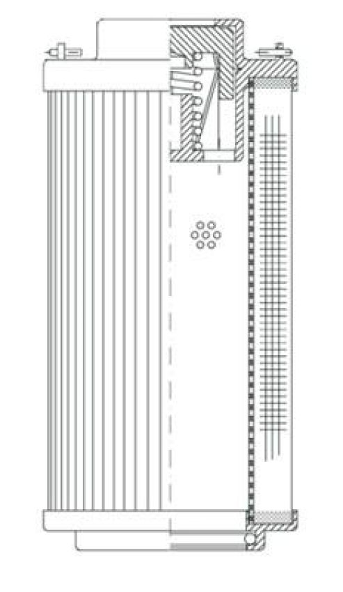 WIX FILTER R40D100BV WIX INDUSTRIAL HYDRAULICS Cartridge Hydraulic Metal Canister Filter
